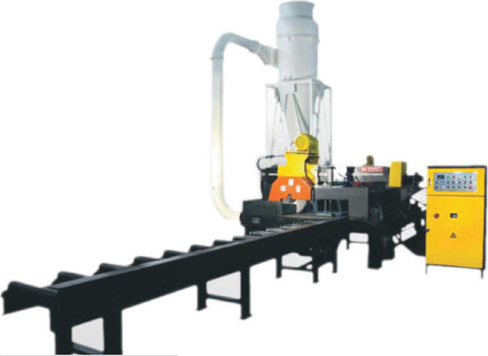 HN050A ​​دستگاه اره مدور هیدرولیک به طول 9050 میلی متر با کنترل PLC