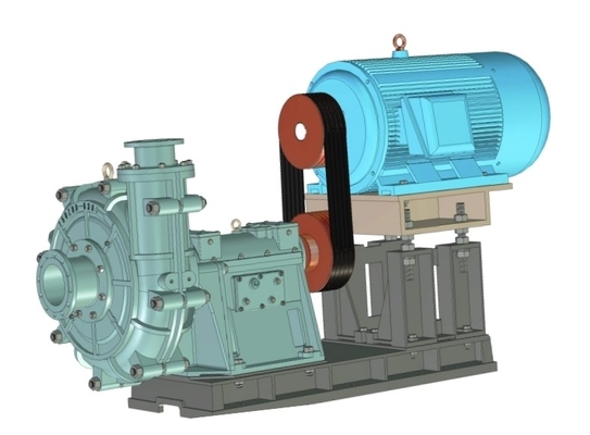 3775.5M3 / H پمپ دوغاب فشار قوی ، پمپ لجن قابل حمل 560kw 500ZBD-1250