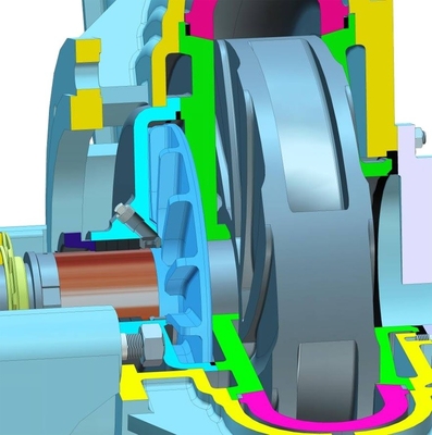 3775.5M3 / H پمپ دوغاب فشار قوی ، پمپ لجن قابل حمل 560kw 500ZBD-1250