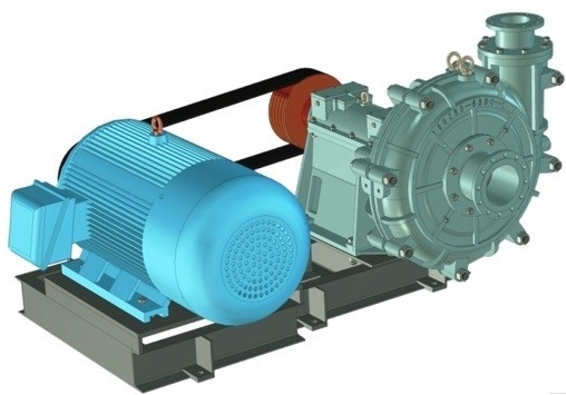 پمپ لجن دوغاب فاضلاب با فرسایش پایین 37kw 576.0m3 / h